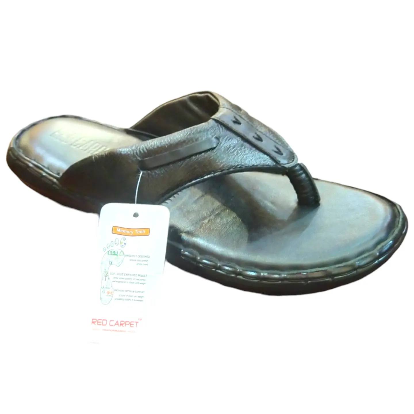 Goat Skin Red Carpet Casual Slipper - D